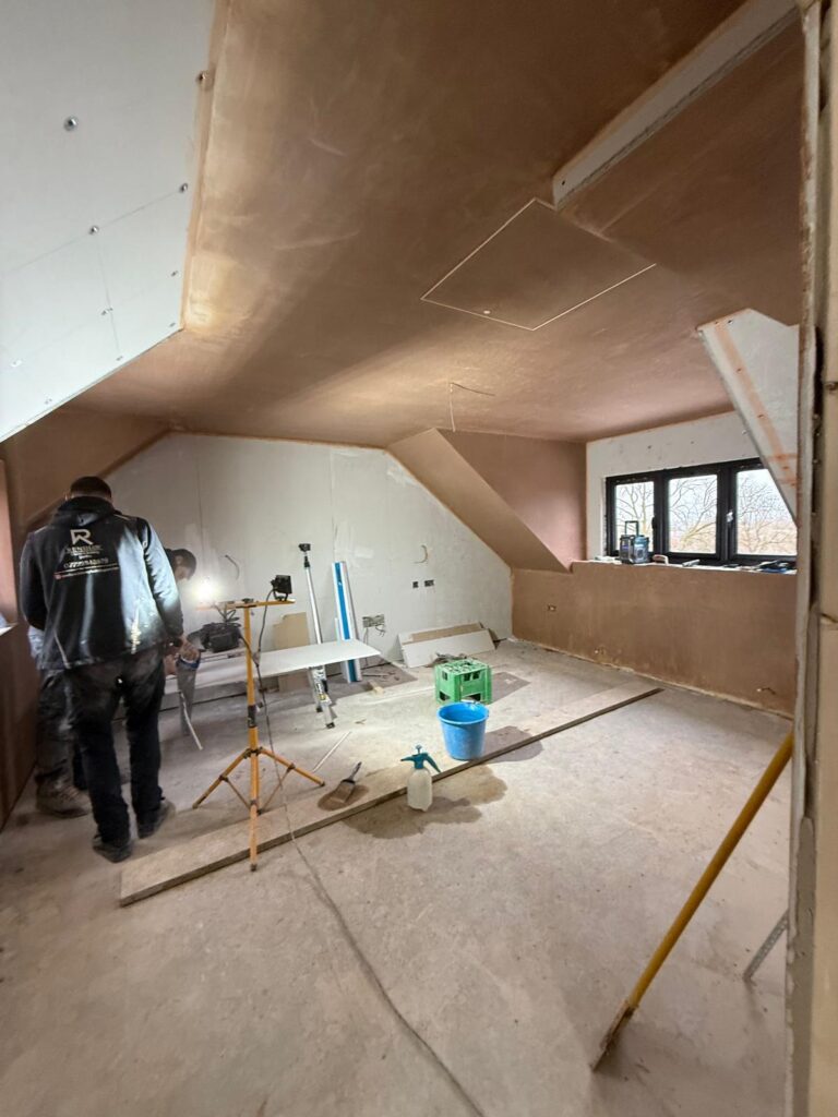 Plastering for extensions and property renovations
